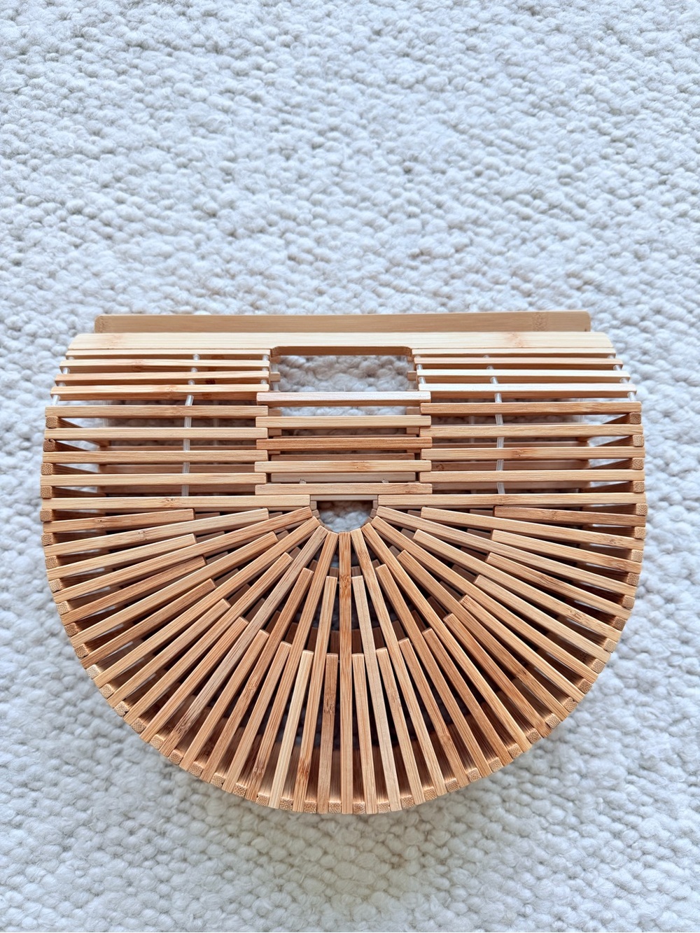 Cult Gaia Inspired Gaias Bamboo Ark Small Top Handle Bag - Picture 9 of 10